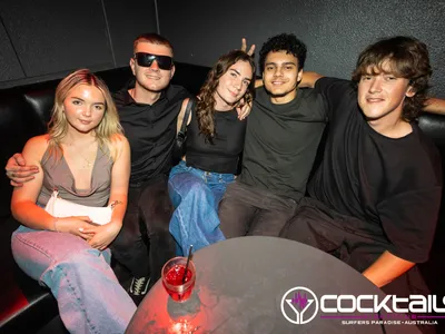 A professional photo of guests enjoying themselves at Cocktails Nightclub from our gallery.