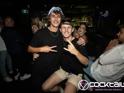 A professional photo of guests enjoying themselves at Cocktails Nightclub from our gallery.