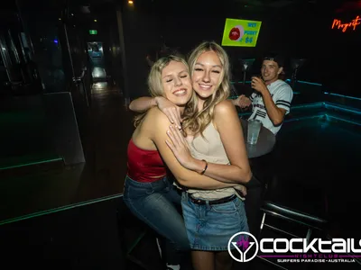 A professional photo of guests enjoying themselves at Cocktails Nightclub from our gallery.