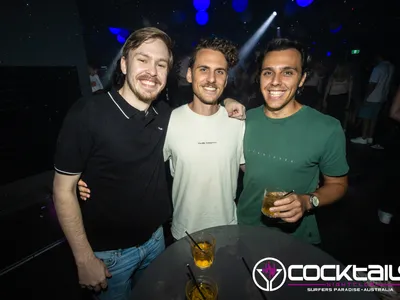 A professional photo of guests enjoying themselves at Cocktails Nightclub from our gallery.