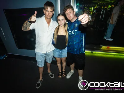 A professional photo of guests enjoying themselves at Cocktails Nightclub from our gallery.