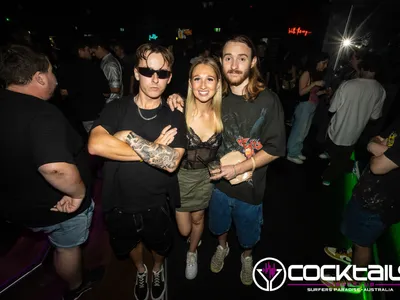 A professional photo of guests enjoying themselves at Cocktails Nightclub from our gallery.