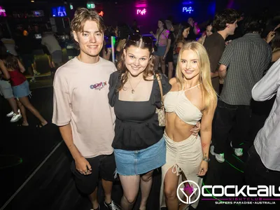 A professional photo of guests enjoying themselves at Cocktails Nightclub from our gallery.