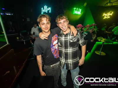 A professional photo of guests enjoying themselves at Cocktails Nightclub from our gallery.