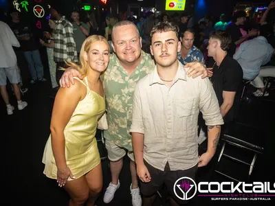 A professional photo of guests enjoying themselves at Cocktails Nightclub from our gallery.