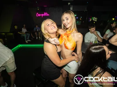 A professional photo of guests enjoying themselves at Cocktails Nightclub from our gallery.