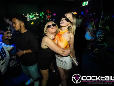 A professional photo of guests enjoying themselves at Cocktails Nightclub from our gallery.