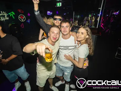 A professional photo of guests enjoying themselves at Cocktails Nightclub from our gallery.