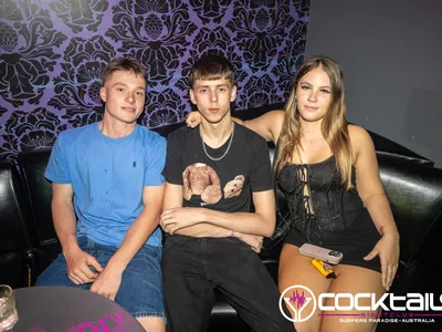 A professional photo of guests enjoying themselves at Cocktails Nightclub from our gallery.