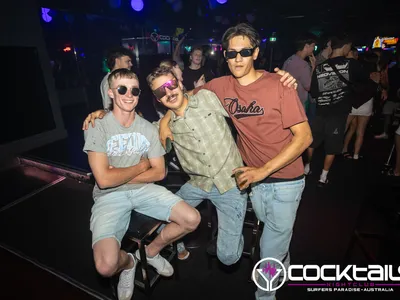 A professional photo of guests enjoying themselves at Cocktails Nightclub from our gallery.