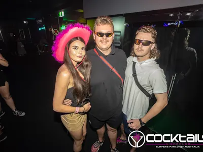 A professional photo of guests enjoying themselves at Cocktails Nightclub from our gallery.