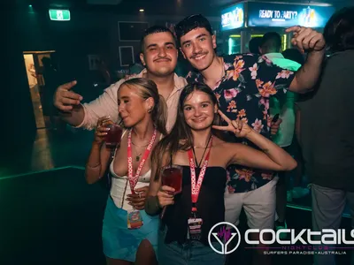 A professional photo of guests enjoying themselves at Cocktails Nightclub from our gallery.