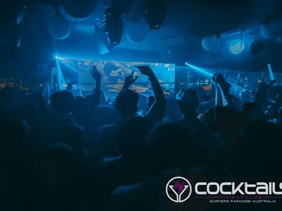 A professional photo of guests enjoying themselves at Cocktails Nightclub from our gallery.