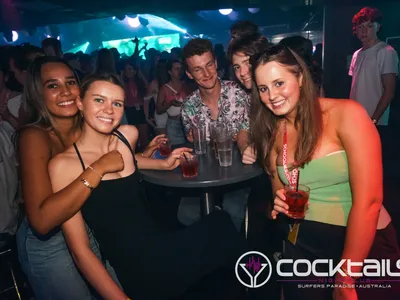 A professional photo of guests enjoying themselves at Cocktails Nightclub from our gallery.