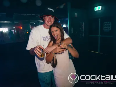 A professional photo of guests enjoying themselves at Cocktails Nightclub from our gallery.