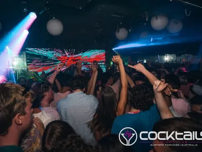 A professional photo of guests enjoying themselves at Cocktails Nightclub from our gallery.