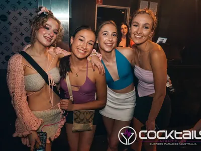 A professional photo of guests enjoying themselves at Cocktails Nightclub from our gallery.