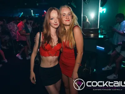 A professional photo of guests enjoying themselves at Cocktails Nightclub from our gallery.