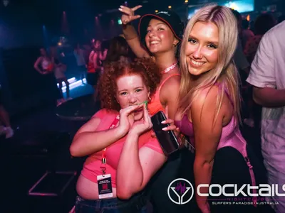 A professional photo of guests enjoying themselves at Cocktails Nightclub from our gallery.