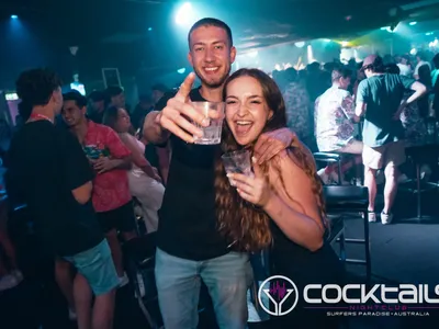 A professional photo of guests enjoying themselves at Cocktails Nightclub from our gallery.