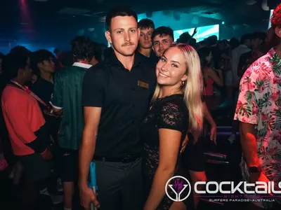 A professional photo of guests enjoying themselves at Cocktails Nightclub from our gallery.