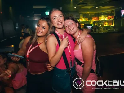 A professional photo of guests enjoying themselves at Cocktails Nightclub from our gallery.