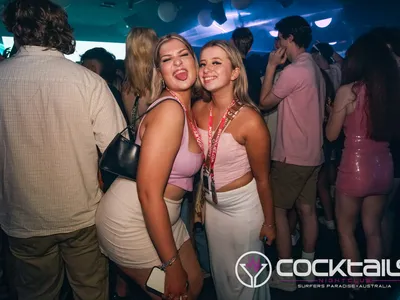 A professional photo of guests enjoying themselves at Cocktails Nightclub from our gallery.