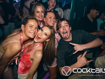 A professional photo of guests enjoying themselves at Cocktails Nightclub from our gallery.