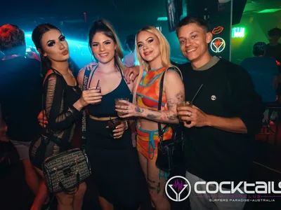 A professional photo of guests enjoying themselves at Cocktails Nightclub from our gallery.