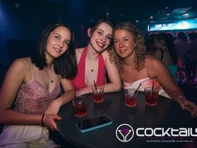 A professional photo of guests enjoying themselves at Cocktails Nightclub from our gallery.