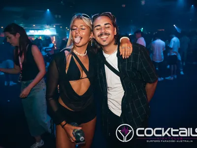 A professional photo of guests enjoying themselves at Cocktails Nightclub from our gallery.