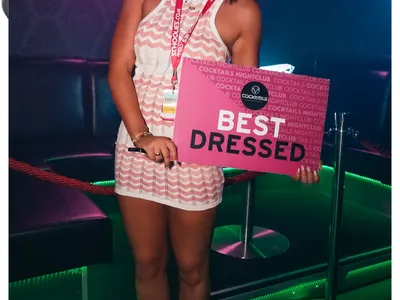 A professional photo of guests enjoying themselves at Cocktails Nightclub from our gallery.