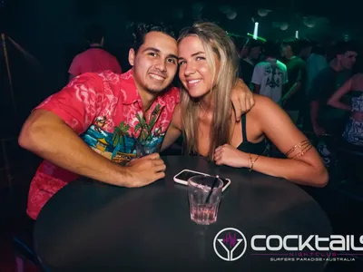 A professional photo of guests enjoying themselves at Cocktails Nightclub from our gallery.