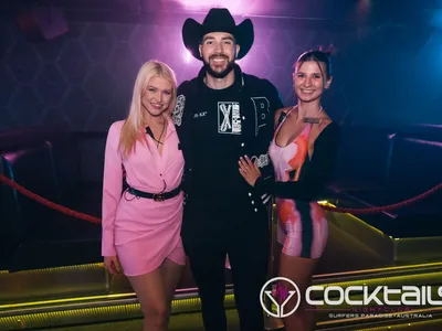 A professional photo of guests enjoying themselves at Cocktails Nightclub from our gallery.