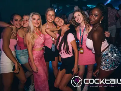 A professional photo of guests enjoying themselves at Cocktails Nightclub from our gallery.