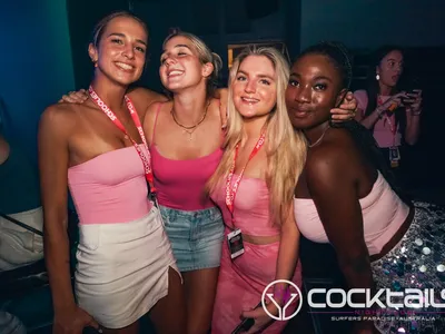 A professional photo of guests enjoying themselves at Cocktails Nightclub from our gallery.