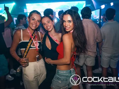 A professional photo of guests enjoying themselves at Cocktails Nightclub from our gallery.