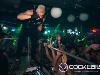 A professional photo of guests enjoying themselves at Cocktails Nightclub from our gallery.