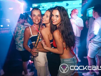 A professional photo of guests enjoying themselves at Cocktails Nightclub from our gallery.