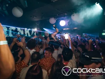 A professional photo of guests enjoying themselves at Cocktails Nightclub from our gallery.