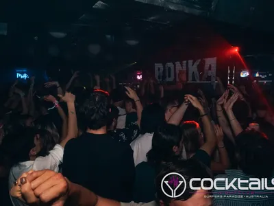 A professional photo of guests enjoying themselves at Cocktails Nightclub from our gallery.