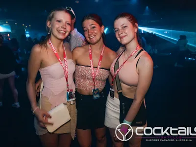 A professional photo of guests enjoying themselves at Cocktails Nightclub from our gallery.