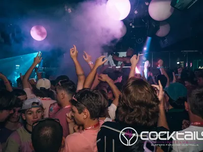 A professional photo of guests enjoying themselves at Cocktails Nightclub from our gallery.