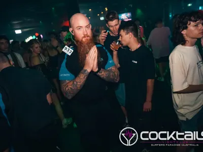 A professional photo of guests enjoying themselves at Cocktails Nightclub from our gallery.