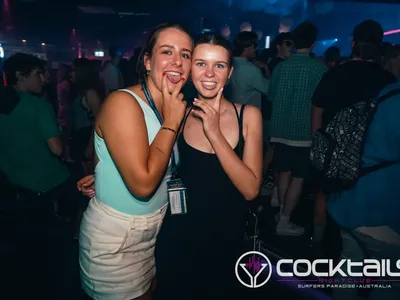 A professional photo of guests enjoying themselves at Cocktails Nightclub from our gallery.