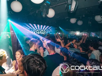 A professional photo of guests enjoying themselves at Cocktails Nightclub from our gallery.