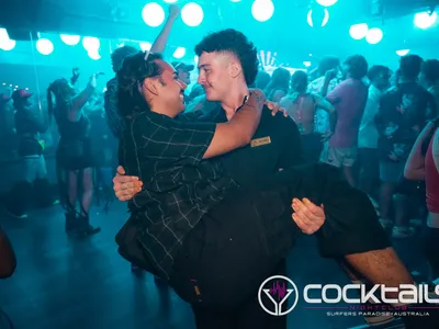 A professional photo of guests enjoying themselves at Cocktails Nightclub from our gallery.