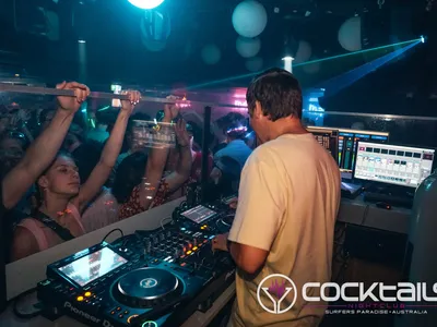 A professional photo of guests enjoying themselves at Cocktails Nightclub from our gallery.