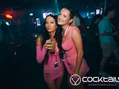 A professional photo of guests enjoying themselves at Cocktails Nightclub from our gallery.