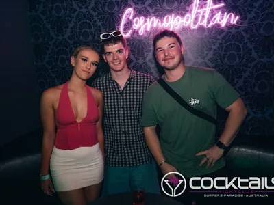 A professional photo of guests enjoying themselves at Cocktails Nightclub from our gallery.